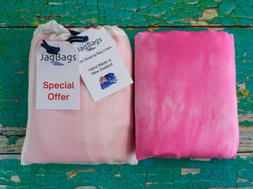JagBag Deluxe Sleeping Bag Liner - Candy Red - SPECIAL OFFER